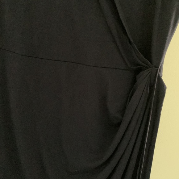 Navy blue jersey dress xl stretch - Picture 3 of 4